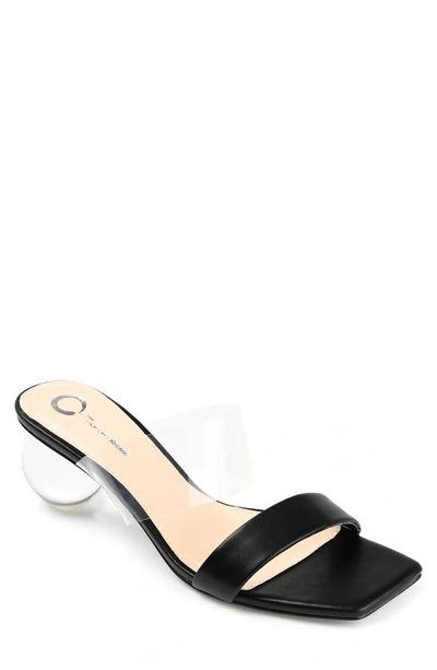 Shop Journee Collection July Square-toe Pump In Black
