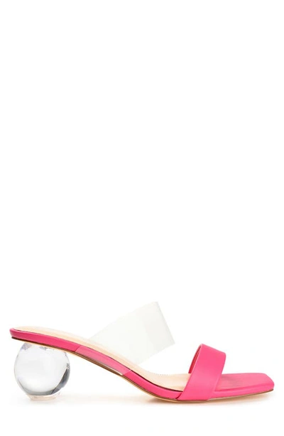 Shop Journee Collection July Square-toe Pump In Magenta