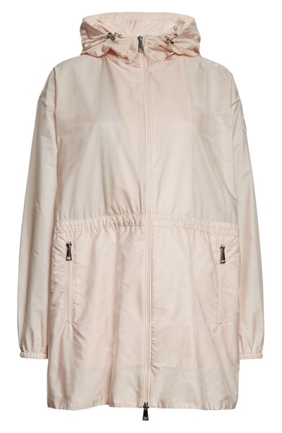 Shop Moncler Wete Nylon Hooded Jacket In 529 Pink