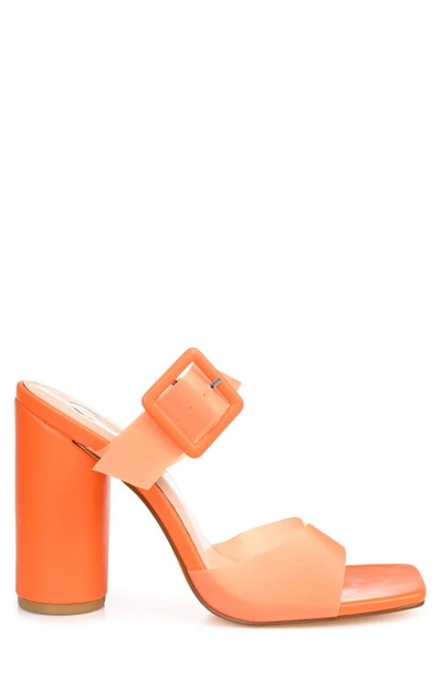 Journee Collection Tru Comfort Foam Pump In Orange