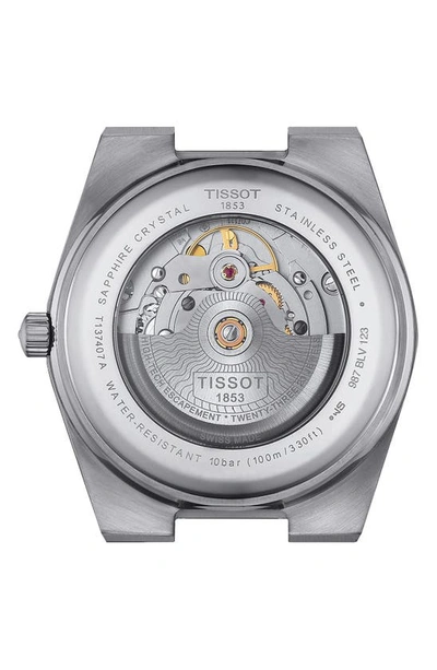 Tissot Men's Prx Powermatic 80 Automatic Stainless Steel Bracelet Watch 40mm In Grey