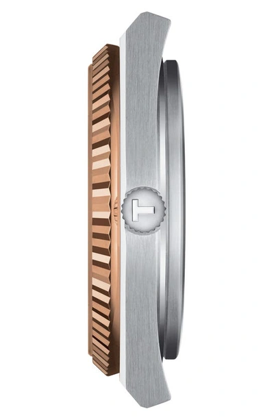 Tissot Men's Prx Powermatic 80 Automatic Stainless Steel Bracelet Watch 40mm In Grey