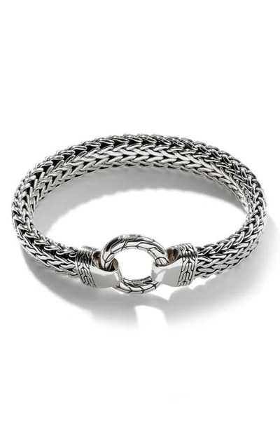 Shop John Hardy Classic Chain Ring Clasp Bracelet In Silver