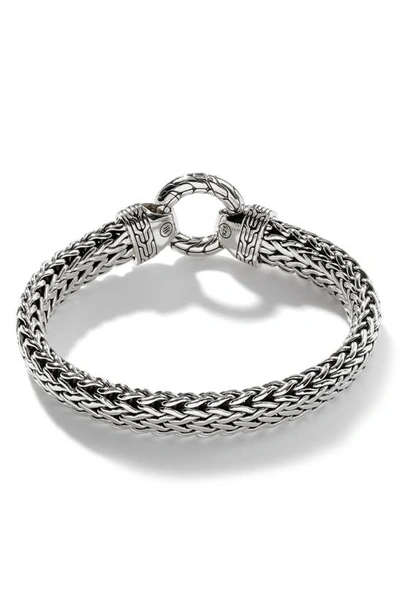 Shop John Hardy Classic Chain Ring Clasp Bracelet In Silver