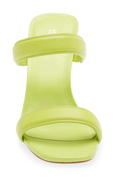 Shop Michael Michael Kors Clara Sandal In Bright Limeade