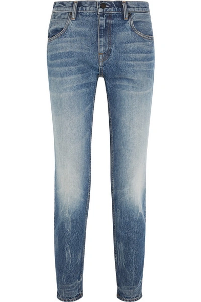 Shop Alexander Wang Wang 002 Mid-rise Straight-leg Jeans