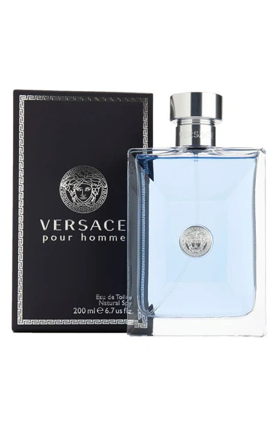 Versace Pour Homme Eau De Toilette Spray (6.7 Oz.) ($196 Value)