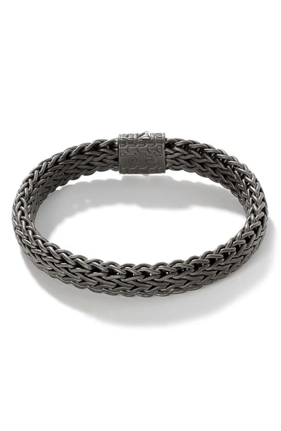John Hardy Classic Chain Large Flat Chain Bracelet In Silver