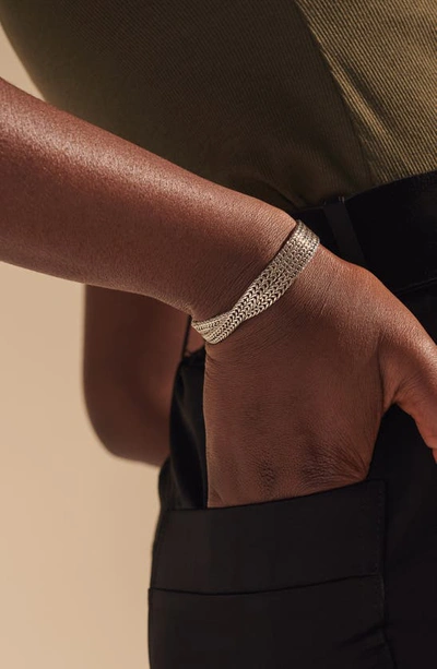 John Hardy Rata Chain Double Row Bracelet In Silver