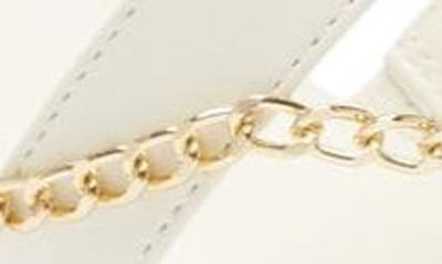 Open Edit Jordyn Kitten Heel Sandal In White | ModeSens