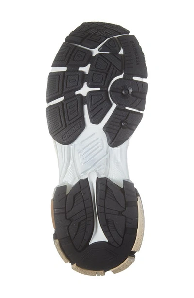 Shop Balenciaga Runner Sneaker In Beige/ White/ Black