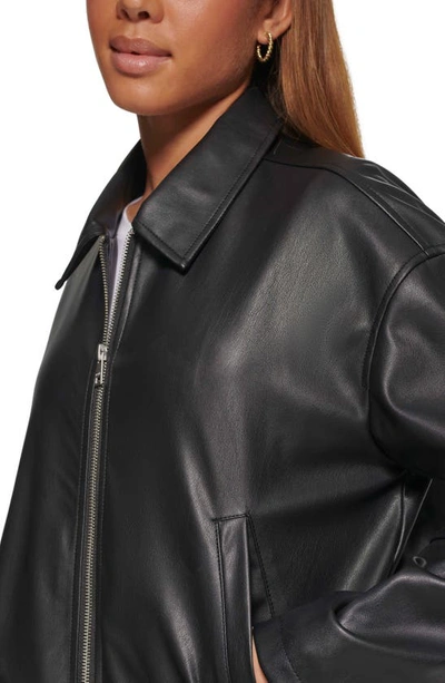 Levi's Faux Leather Jacket In Black