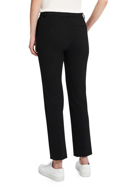 Shop Theory Treeca Double Knit Ankle Pants In Black
