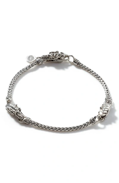 Shop John Hardy Legends Naga Station Bracelet In Silver