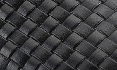 Spring Step Ginosa Womens Leather Woven Slide Sandals In Black