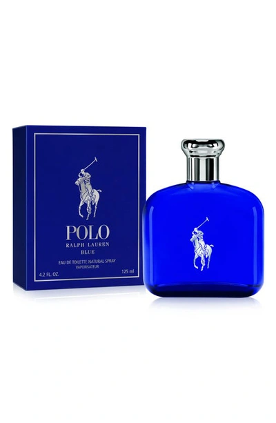 Shop Polo Ralph Lauren Polo Blue Eau De Toilette, 4.2 oz