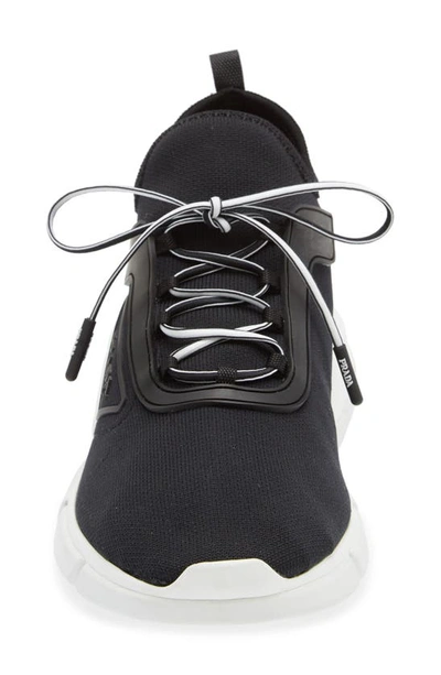 Shop Prada Updated Xy Lace-up Sneaker In Black