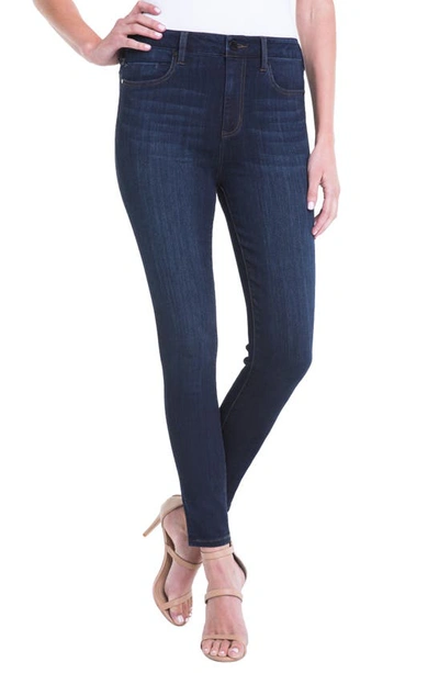Shop Liverpool Abby High Waist Ankle Skinny Jeans In Dunmore Dark