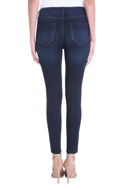 Shop Liverpool Abby High Waist Ankle Skinny Jeans In Dunmore Dark