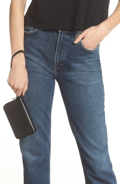 Shop Aimee Kestenberg All That Leather Wristlet In Black