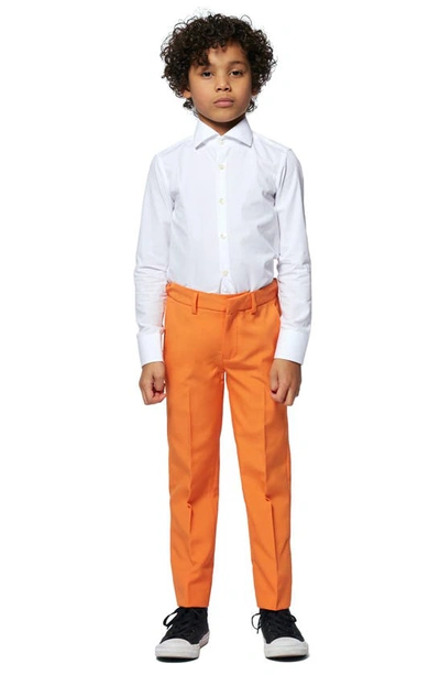 Opposuits Kids' The Orange Two-piece Suit With Tie In Orange
