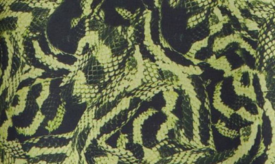 Shop One Teaspoon Mysterious Snake Eye Slipdress In Chartreuse