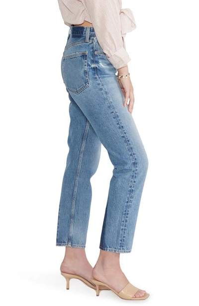 Shop Etica Finn Slim Organic Cotton Straight Ankle Jeans In Canyon Reef Shadow