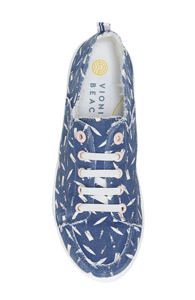 Vionic Beach Collection Pismo Lace-up Sneaker In Dark Blue