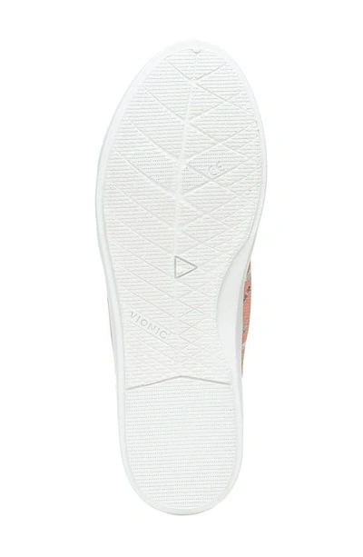 Vionic Beach Collection Pismo Lace-up Sneaker In Papaya