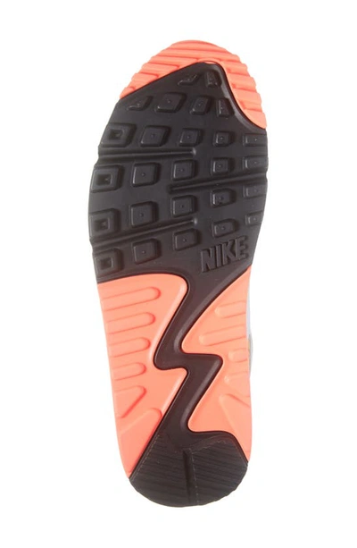 Nike Air Max 90 Sneaker In Platinum/grey/crimson/navy