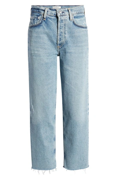 Citizen Of Humanity Florence High Waist Wide Straight Leg Jeans In Adorn