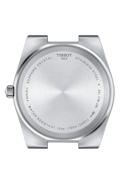 Tissot Gents Prx Green Dial Bracelet Watch In Grey