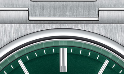 Tissot Gents Prx Green Dial Bracelet Watch In Grey