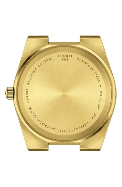 Tissot Gents Prx Bracelet Watch In Yellow