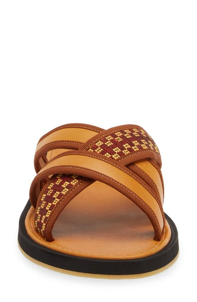 Shop Armando Cabral Arabia Iv Slide Sandal In Caramel