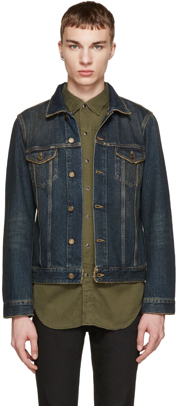 blue saint denim jacket