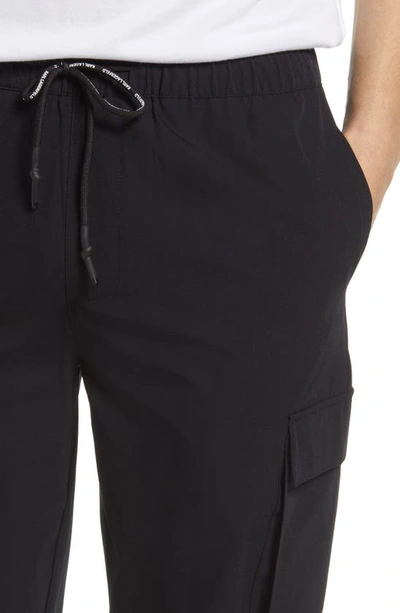 Shop Karl Lagerfeld Cargo Pants In Black