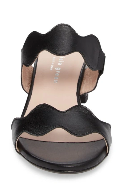 Shop Patricia Green Palm Beach Slide Sandal In Black Leather