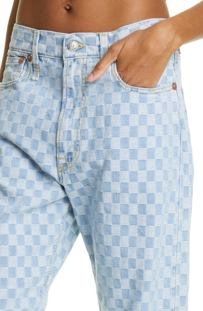 Shop R13 Boyfriend Jeans In Checkerboard