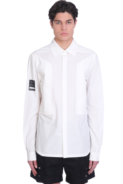 Shop Rick Owens Fogpocket Shirt In Beige Cotton