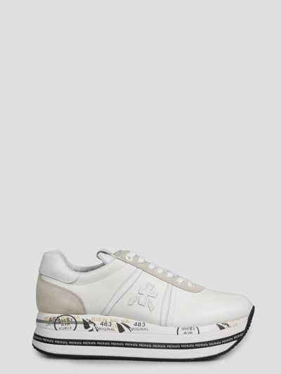 Shop Premiata Beth Sneakers In White