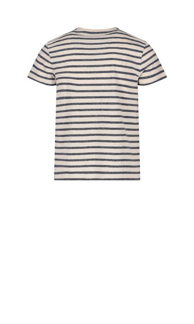 Shop Saint Laurent T-shirt In Cream