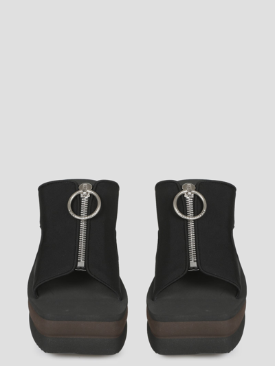 Shop Stella Mccartney Scuba Sandals In Black