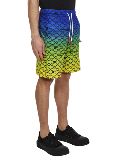 Shop Off-white Shorts In Multicolor