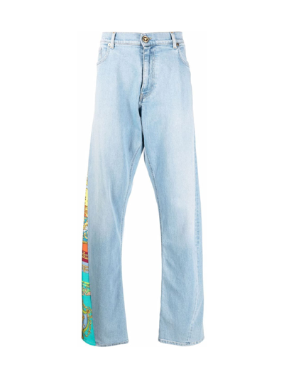 Shop Versace Denim Royalty In Medium Blue