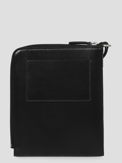 Shop Jil Sander Tangle Passport Holder In Black