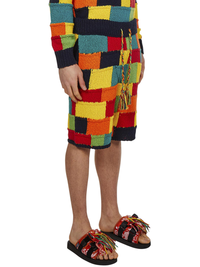 Shop Alanui Rise And Shine Shorts In Multicolor