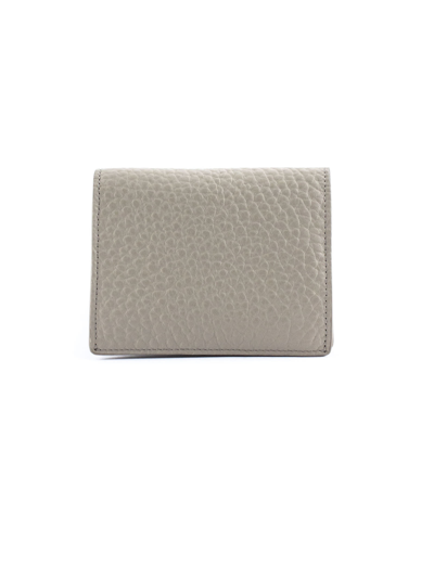 Shop Orciani Beige Soft Leather Wallet