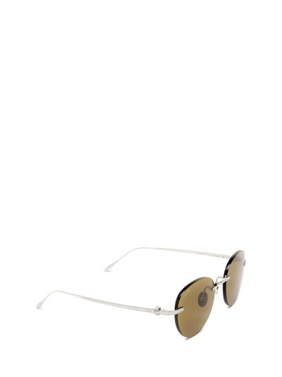Shop Cartier Ct0331s Ruthenium Sunglasses
