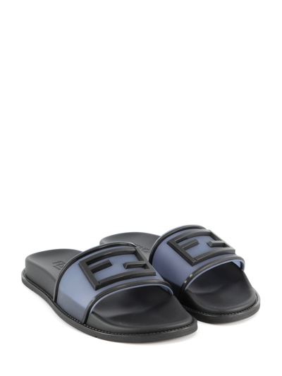 Shop Fendi Slide Baguette Sandals